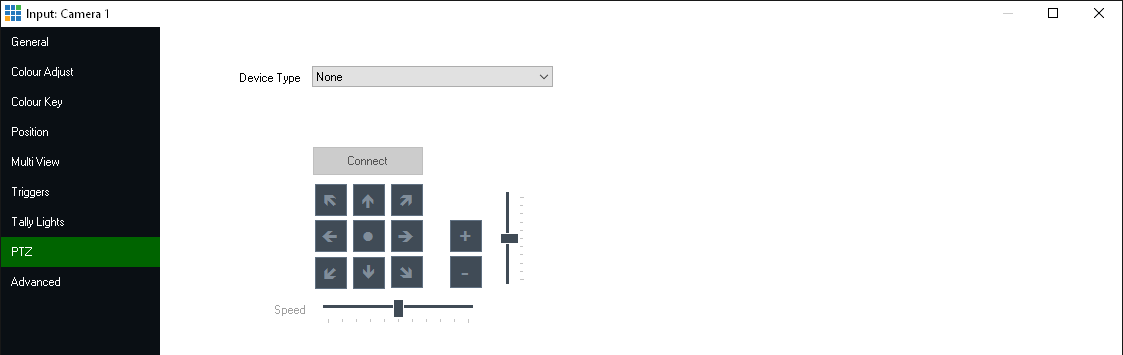 vMix PTZ Controls